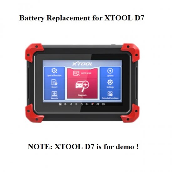 Battery Replacement For XTOOL D7 D7BT Scan Tool XTOOL D7 XTOOL